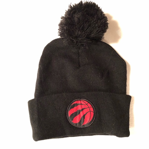 Toronto Raptors NBA Coors Light Knit Toque & Gloves Set Logo Black Pom OS New - Picture 2 of 8